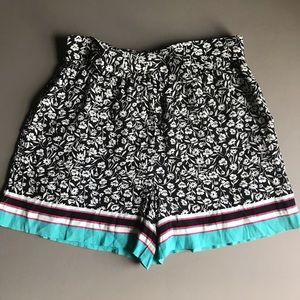 Anthropologie Maeve flowy floral shorts